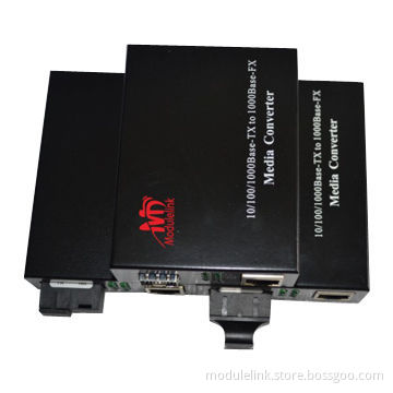 10/100M fiber to CAT5 media converter, single fiber, 60km